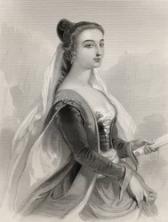 Laura de Noves (1308-48) illustration de 